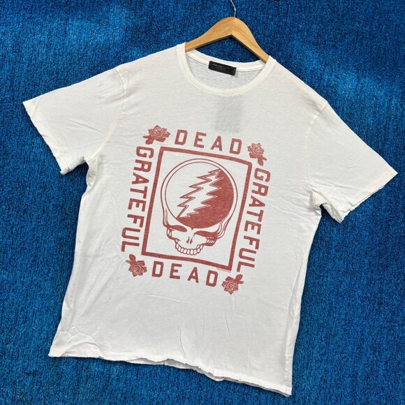 Grateful Dead Skull Bears White Rock T-Shirt Size Large - Picture 3 of 4